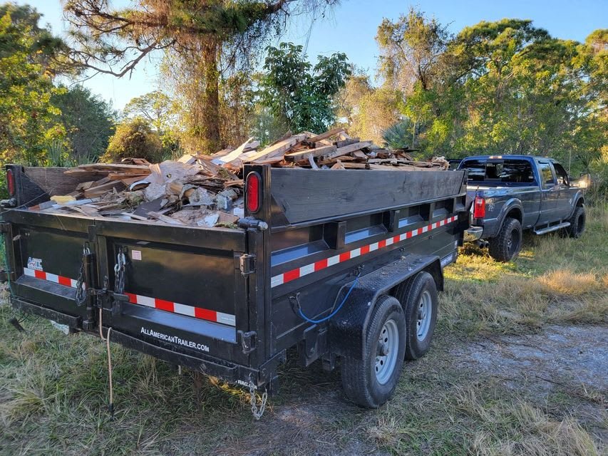 Before brush removal in Tampa